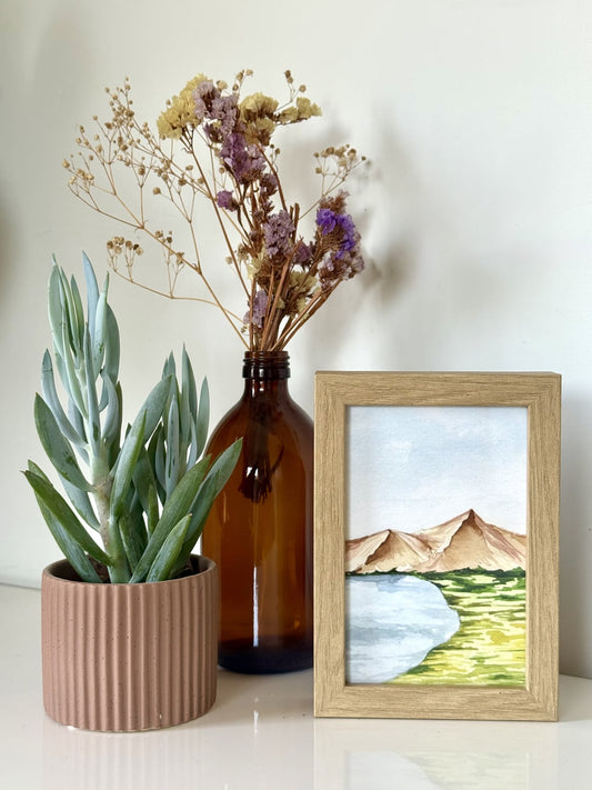 Mountains and Lake
