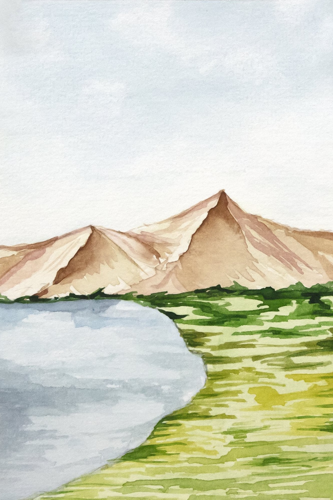 Mountains and Lake