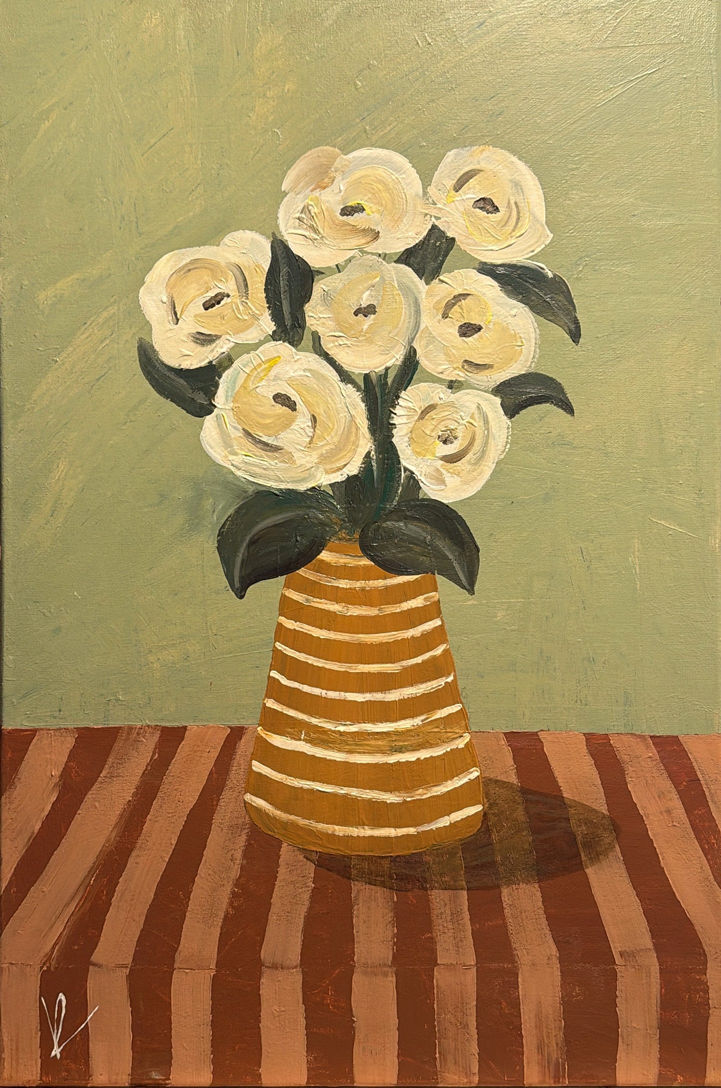 Happiness On A Table — Original Painting