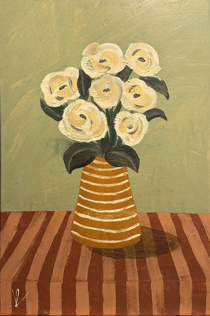 Happiness On A Table — Original Painting